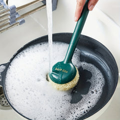 Kitchen Dishwashing Brush High Elastic ABS Fiber Bristle Cleaning