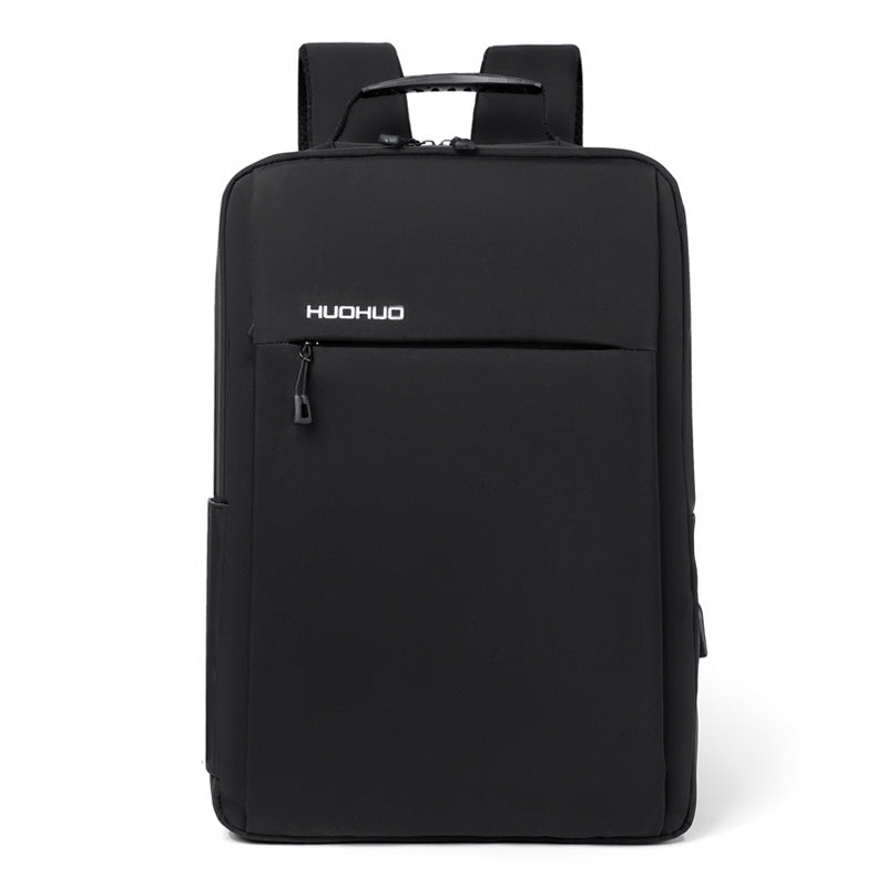 Men's Large Capacity Slim Travel Bookbag w/ USB Charging