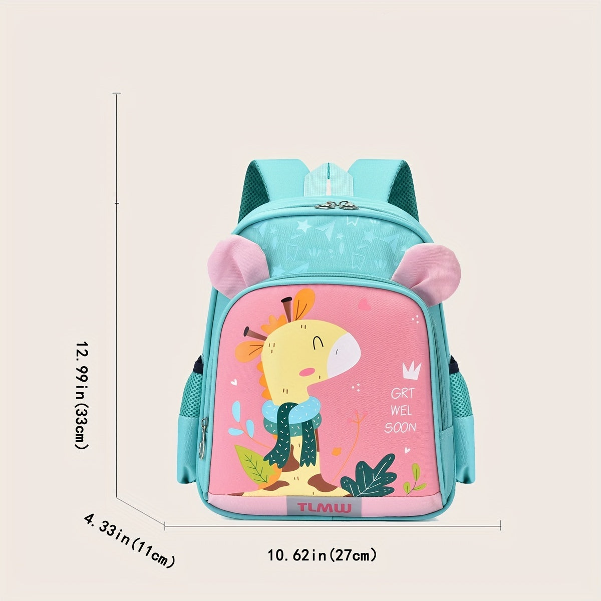 Dinosaur Kindergarten Backpack Portable Children Travel Bag