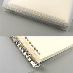 A5 Detachable Transparent Cover Loose-leaf Notebook Binder