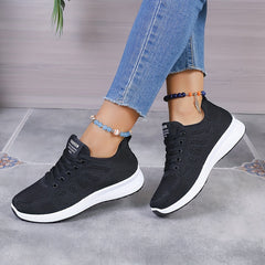 Women's Anti-Slip Mesh Running Shoes Soft Sole Sports Sneakers