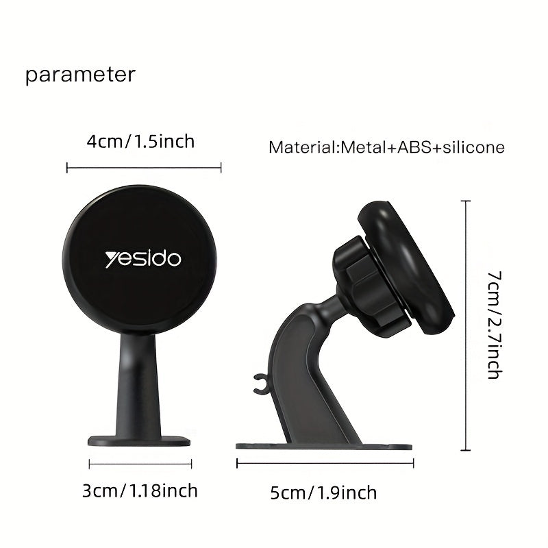 360 Rotating Car Magnetic Mobile Phone Holder Zinc Alloy Magnet