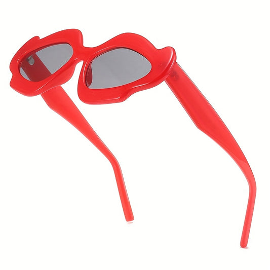Y2K Irregular Sunglasses For Women Men Funny Jelly Decorative Glasses