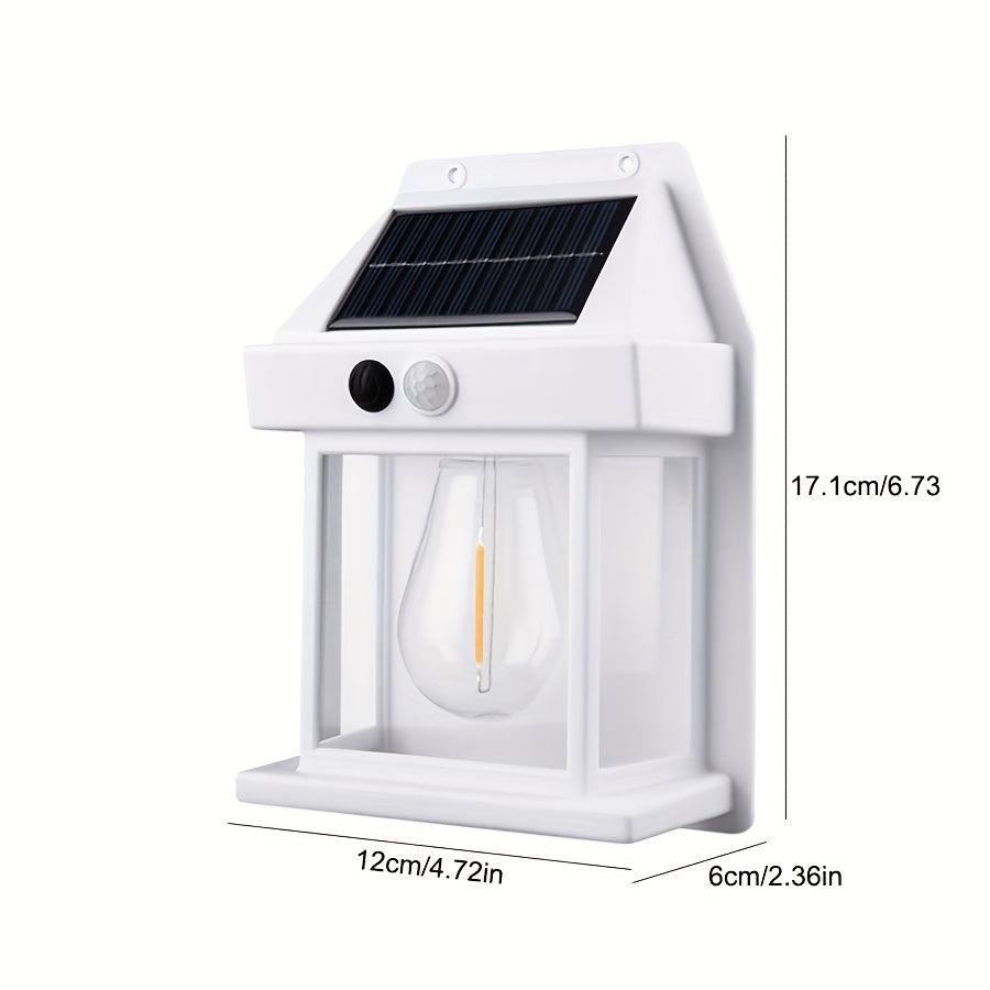 LED Solar Wall Light Outdoor Motion Sensor Waterproof Solar Garden Light