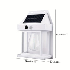 LED Solar Wall Light Outdoor Motion Sensor Waterproof Solar Garden Light