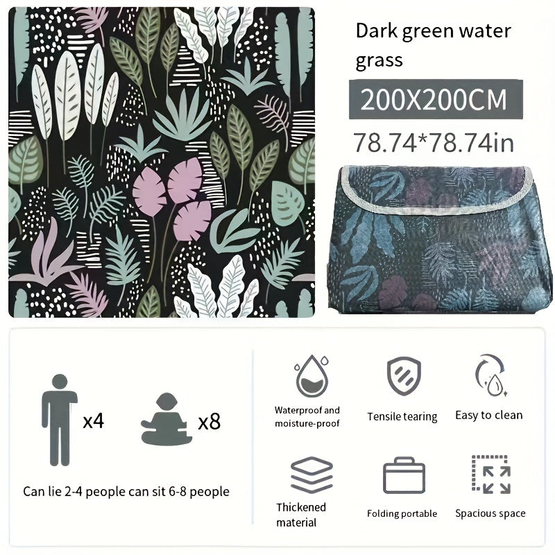 Waterproof Sand Beach Blanket Compact Portable Outdoor Vacation Camping Hiking