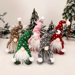 1pc Gnome Plush Doll Christmas Ornaments Holiday Decor