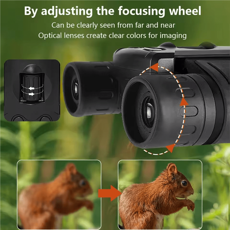 Night Vision Binoculars 8X25mm Auto Focus HD Infrared Large Objective