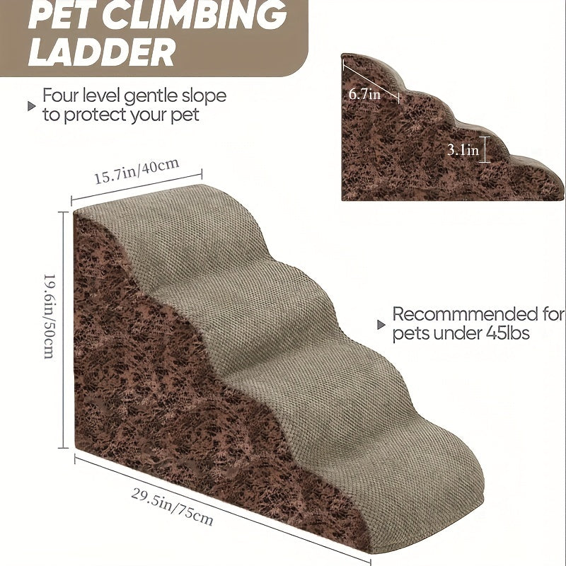 Dog Stair Climber for High Beds Couches Sofa