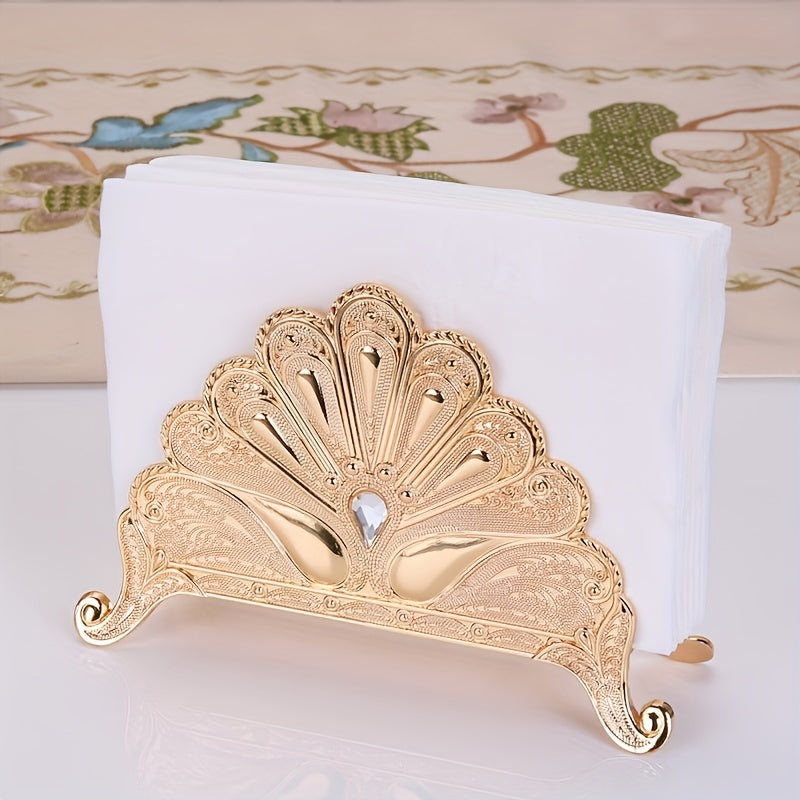 Metal Napkin Holder Paper Towel Clip for Dining Table Home Decoration
