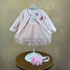 3-Piece Newborn Baby Doll Clothing Suit