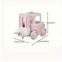 Cartoon Car Pen Holder Desktop Organizer Ornaments