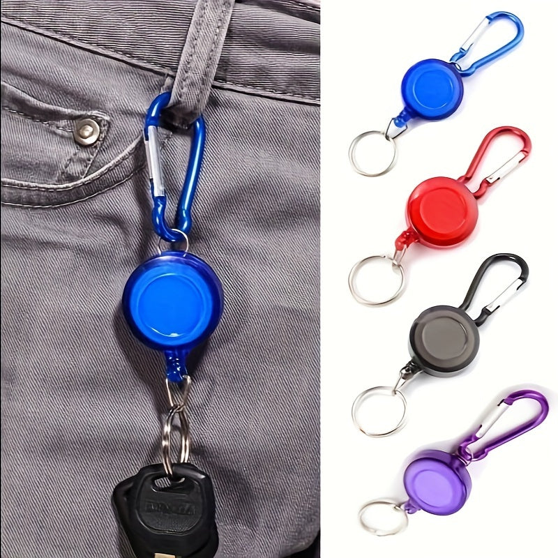 Telescopic Carabiner Stretch Plastic Buckle Fishing Gear