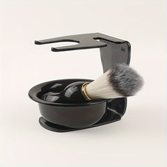 3pcs Beard Shaving Set with Soap Bowl and Brush Holder