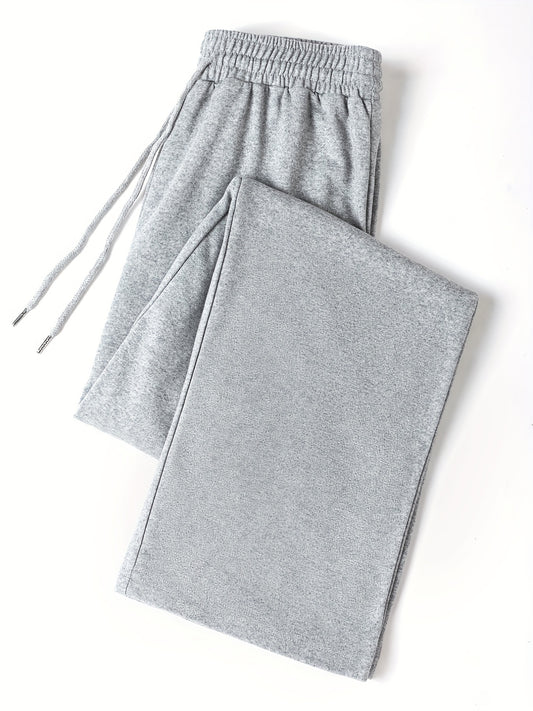 High Waist Drawstring Lounge Pants for Women
