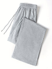 High Waist Drawstring Lounge Pants for Women