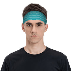 Vintage Plaid Breathable Headband for Sport & Casual Outfits