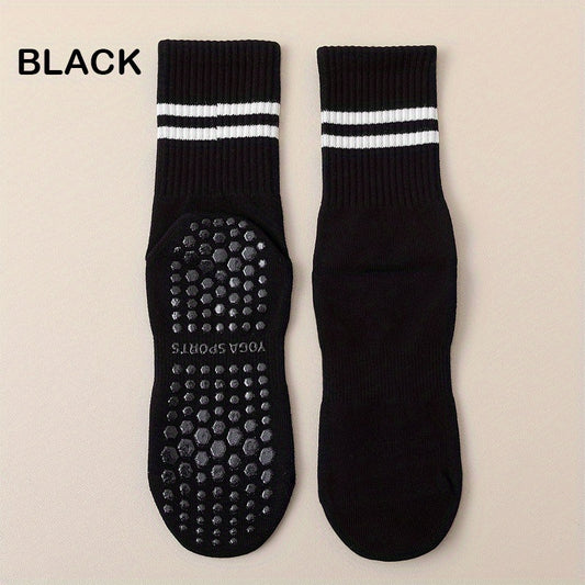 Non slip Yoga Socks Striped Silicone Dance Socks Breathable