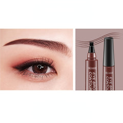 Waterproof Gray Brown Tint Eyebrow Pen Long Lasting Tattoos