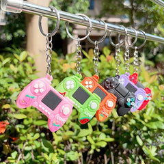 Rubber Fruit Game Console Handle Key Chain Hand Decoration Keychain
