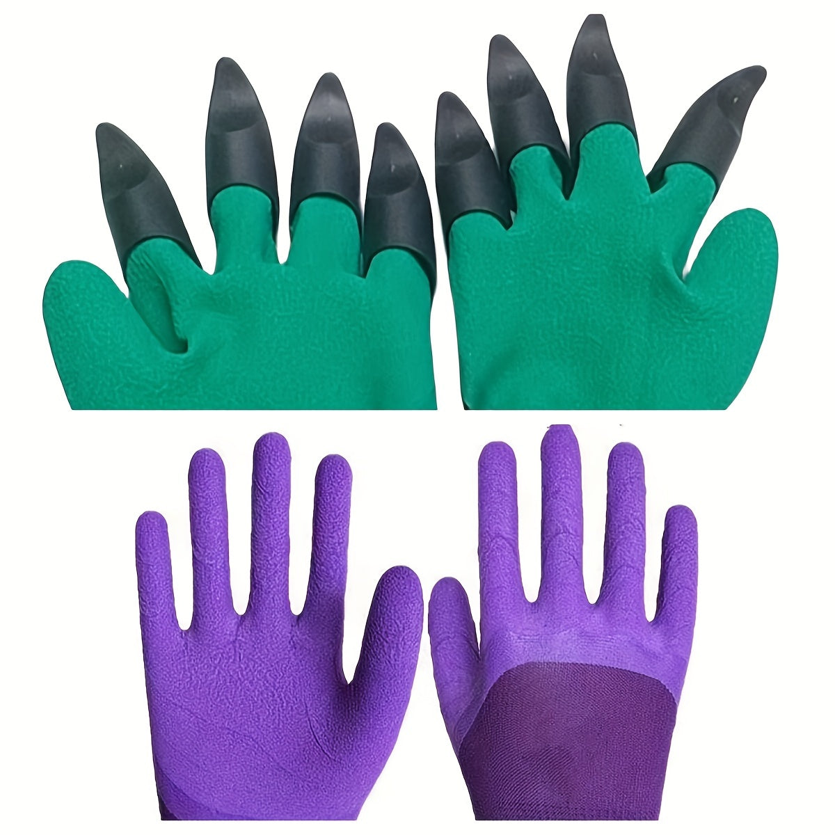 2 Pairs Anti thorn Protective Gloves With Claws