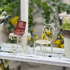 Mini Jewelry Box Set for Dollhouse Accessories