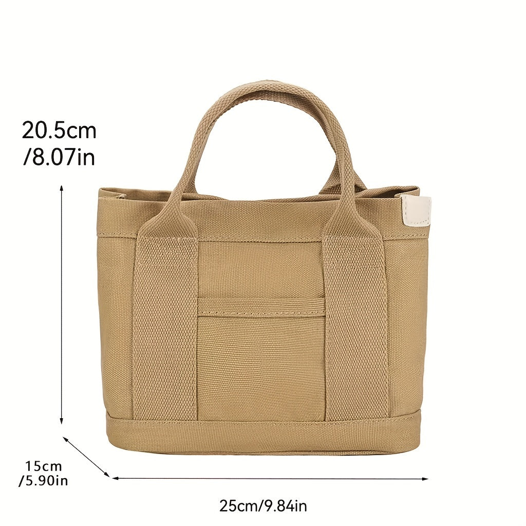 Canvas Tote Bag Lightweight Handbag for Shopping