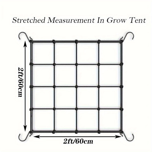Heavy Duty Elastic Plant Net With Steel Hooks