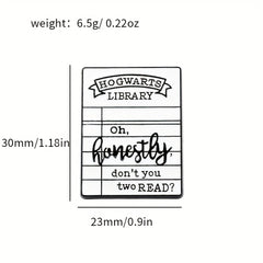 10pcs Cartoon Brooches Newspaper Book Brooch