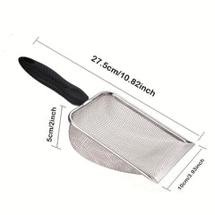 Stainless Steel Pet Litter Scooper for Cat and Dog Supplies