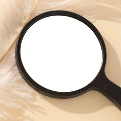 Round Makeup Vanity Mirror with Handle - Beauty Mirror