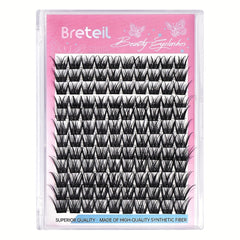 Little Devil Style Cluster Lashes Synthetic Fiber 12 Rows for Fuller Lashes