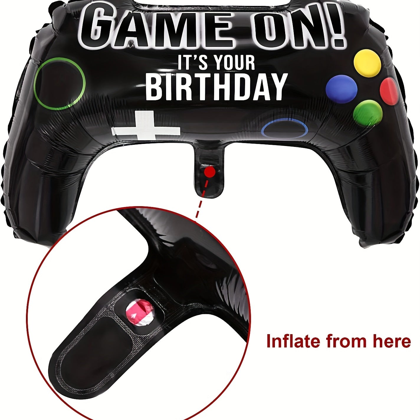 5pcs Video Game Balloons - Perfect for Game Party Decorations