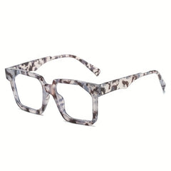 Large Square Frame Sunglasses Colorful Tidal Flat Mirror PC Eyewear