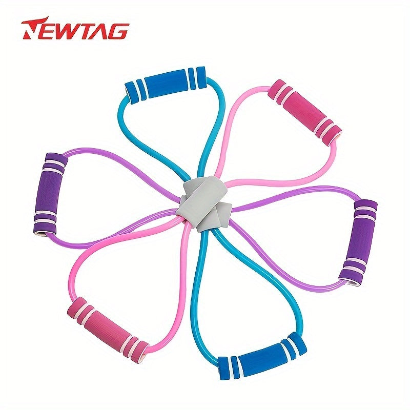 8-Shaped Tension Rope for Home Fitness Yoga