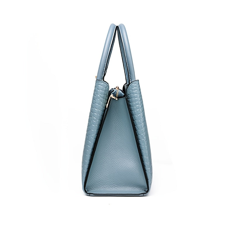 Leather Commuting Bag Crossbody Briefcase Women's Shoulder Bag