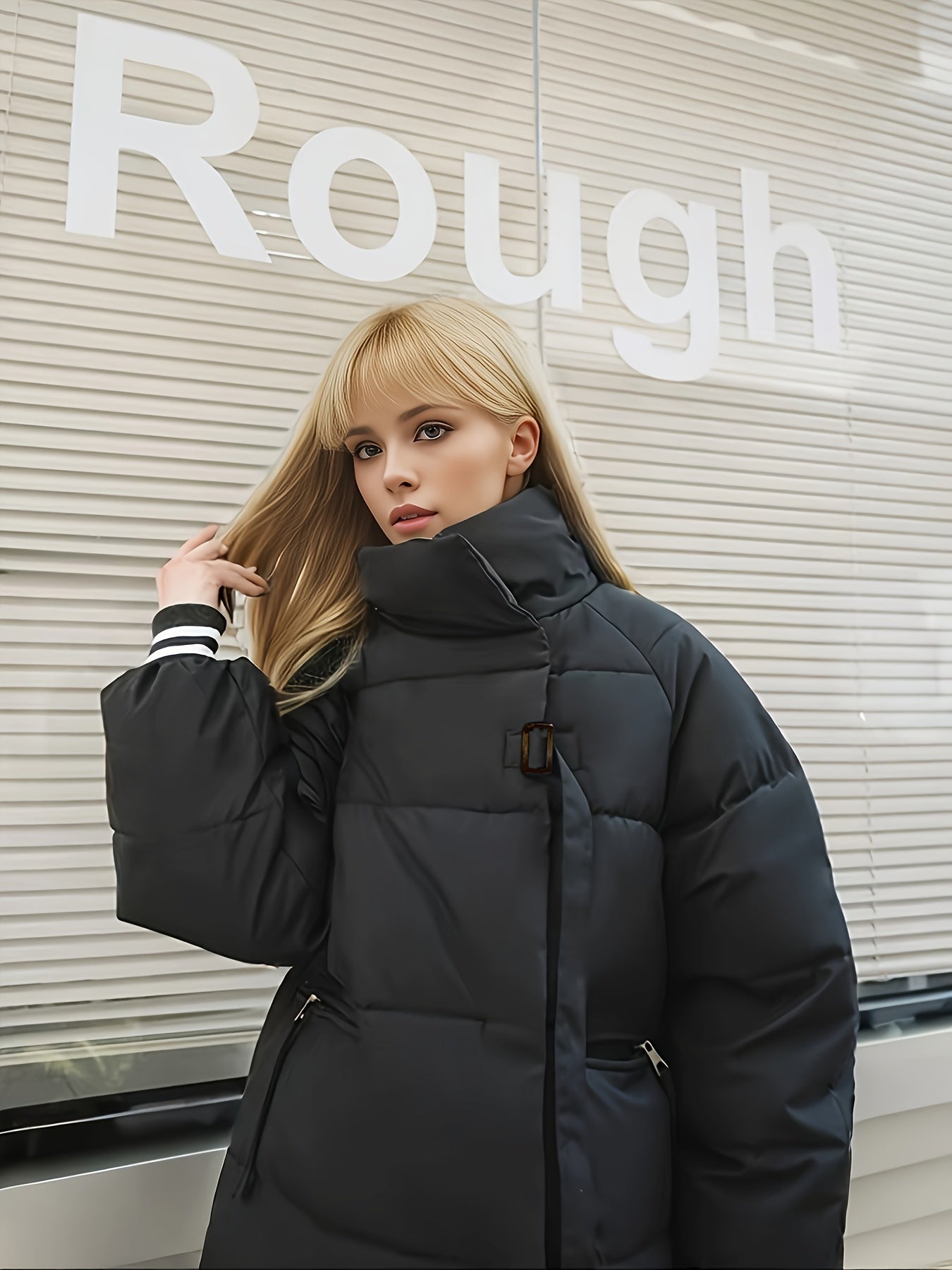 Warm Puffer Jacket for Women - Outdoor Winter Coat