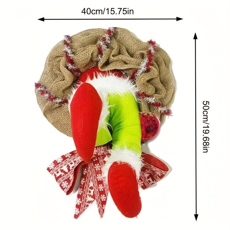 Christmas Thief Wreath Front Door Decoration Family Gathering Decoration