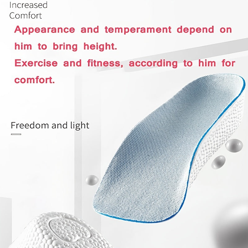 Arch Support Inner Heightening Insoles Breathable Sports Half Cushion
