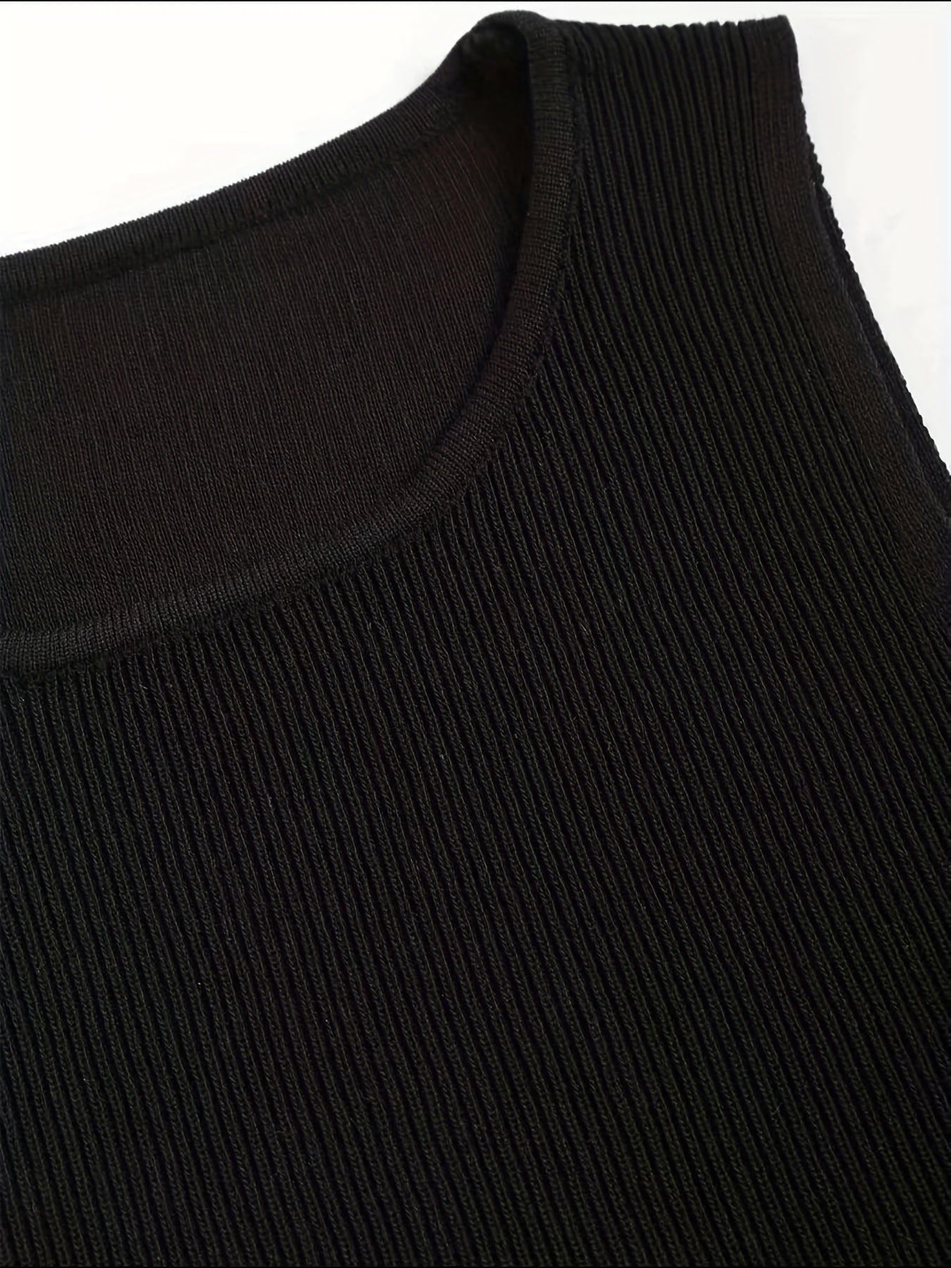 Solid Crop Top Beaded Detail Crew Neck