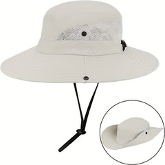 2 Pack Women's Ponytail Sun Hat Mesh Bucket Hat UV Protection