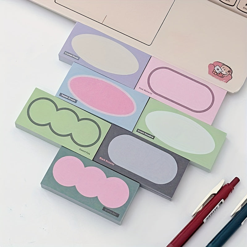 Floral Ink Retro Mini Brick Notepad Sticky Paper 700 Sheets