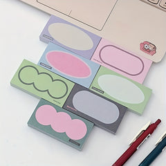 Floral Ink Retro Mini Brick Notepad Sticky Paper 700 Sheets