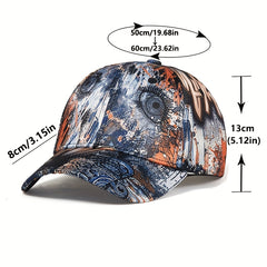 Graffiti Printed Baseball Cap Hip Hop Sun Hat Unisex Adjustable Sports Dad Hat