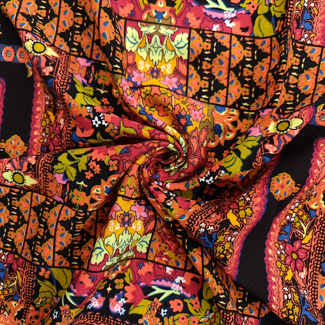 1yd Jacquard Artificial Cotton Fabric DIY Hand Cloth Dress Pants Bedding