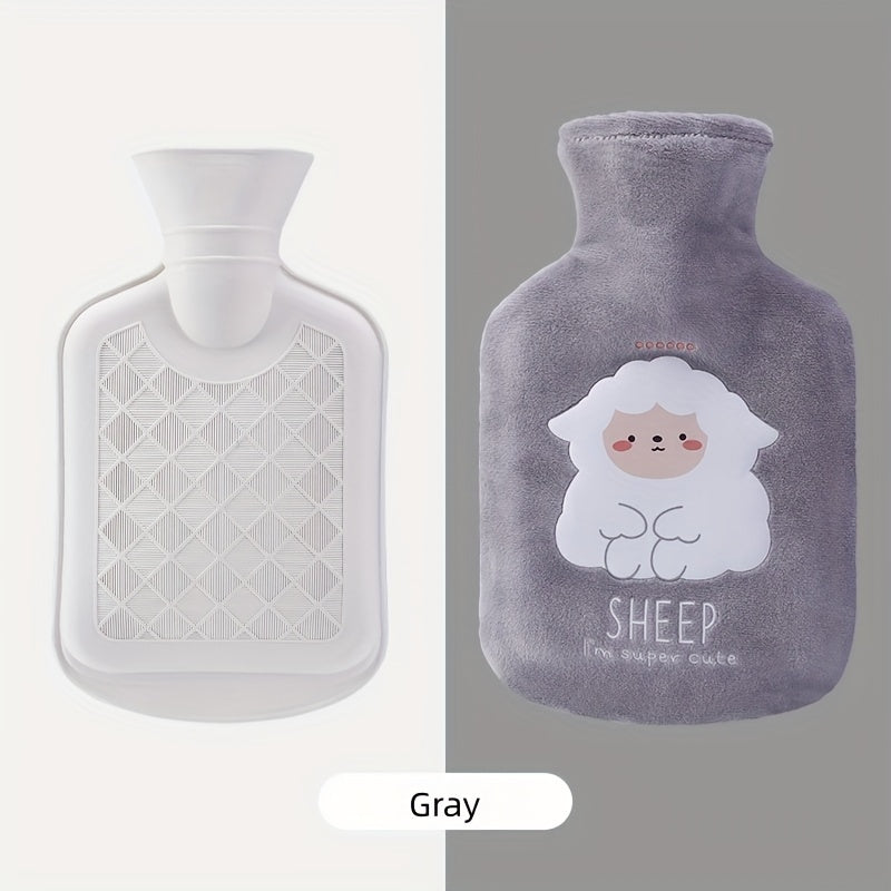Rainbow Sheep Hot Water Bag Thickened Rubber Liner Portable Warm Water Bag