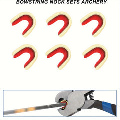 12pcs Bow String Nocking Points for Compound and Recurve Bow