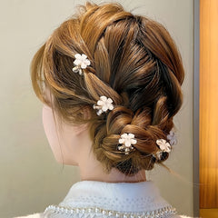 5pcs Mini Flower Hairpin Hair Clips for Girls