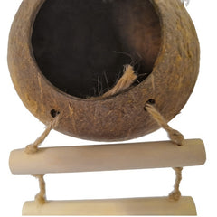 Coconut Shell Bird Nest With Ladder