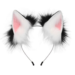 Whimsical Fox Ear Handle Plush Cosplay Prop